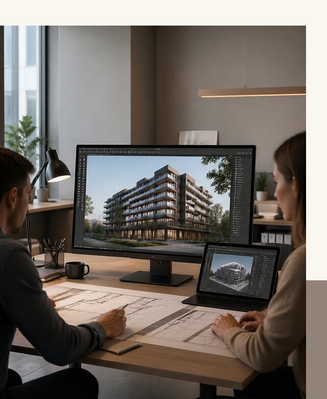 3D визуализация архитектуры и объектов строительства в Юбилейном